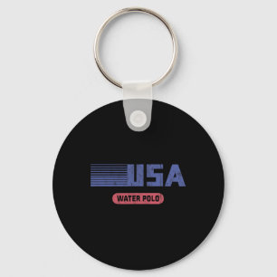 Retro USA 2020 Team Amerikaans Waterpolo Vintage Sleutelhanger