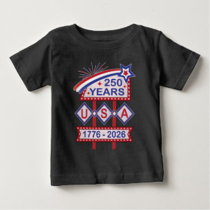 Retro USA 250e verjaardag Marquee Bord 1776-2026