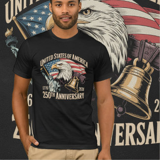 Retro USA 250th Anniversary T-shirt