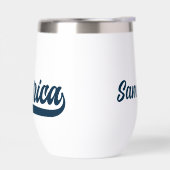 Retro USA Amerika Gepersonaliseerde naam (Links)