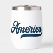 Retro USA Amerika Gepersonaliseerde naam (Voorkant)