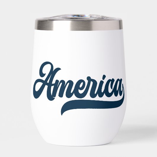 Retro USA Amerika Gepersonaliseerde naam (Voorkant)