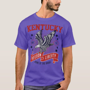 Retro USA Freedom Eagle 1792 State Kentuck T-shirt