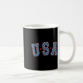 Retro USA Star 4 juli patriottische onafhankelijkh Koffiemok