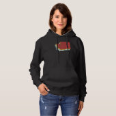 Retro USA State  Vintage Map Washington Hoodie (Voorkant volledig)