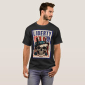 Retro USA Vierde juli Skull Top Hoed Liberty Pro (Voorkant volledig)