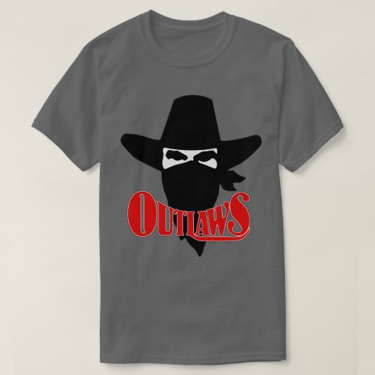 Retro USFL Oklahoma Outlaws T-shirt (Design voorkant)