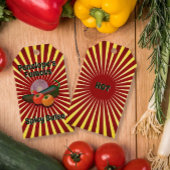 Retro uw beroemde salsa die het Label etiketteert Cadeaulabel