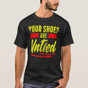 Retro uw schoenen zijn losgekoppeld van April Fool T-shirt