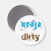 Retro vaatwasser magneet (Voorkant / Achterkant)