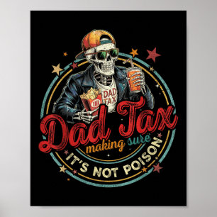 Retro Vader Belasting Zorgen dat het niet Giftig i Poster