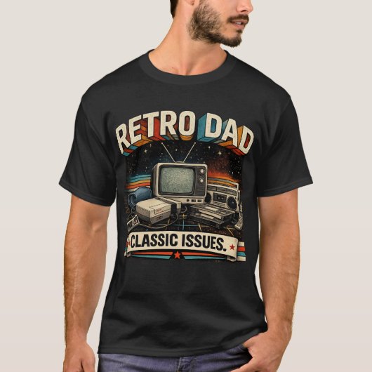 Retro vader T-shirt (Voorkant)
