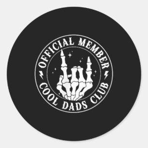 Retro Vader Verjaardag Mannen Vaderdag Cool Dads C Ronde Sticker