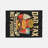 Retro Vaderbelasting Zorg ervoor dat het niet Ison Fleece Deken (Voorkant (Horizontaal))
