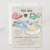 Retro Vaderdag BBQ Uitnodiging (Voorkant)