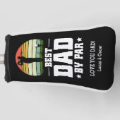Retro Vaderdag Beste papa van Par Golfheadcover (Voorkant)