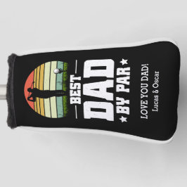 Retro Vaderdag Beste papa van Par Golfheadcover