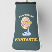Retro Vaderdag dad grap pun fantastisch grappig Golfheadcover (Draai 90)
