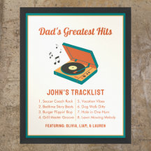 Retro Vaderdag "Dad's Greatest Hits" Aangepast