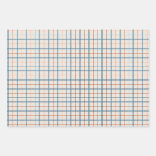 Retro Vaderdag Inpakpapier Vel (Voorkant)