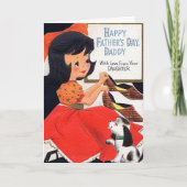 Retro Vaderdag - Met liefde van de dochter, Kaart (Voorkant)