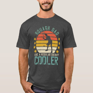 Retro Vaderdag squash papa als een gewone papa maa T-shirt