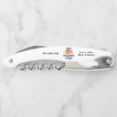 Retro vaders dag Beste opa, Par Golf, aangepast Kurkentrekker (Achterkant)