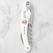 Retro vaders dag Beste opa, Par Golf, aangepast Kurkentrekker (Achterkant)