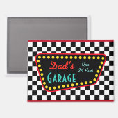 Retro Vaders Garage Magneet (Voorkant / Achterkant)
