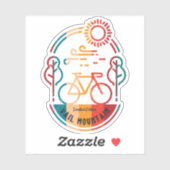 Retro Vail Mountainbike Trail. Sticker (Vel)