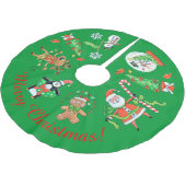 Retro vakantie Afbeeldingen Kerstboom Rok (Gekanteld)