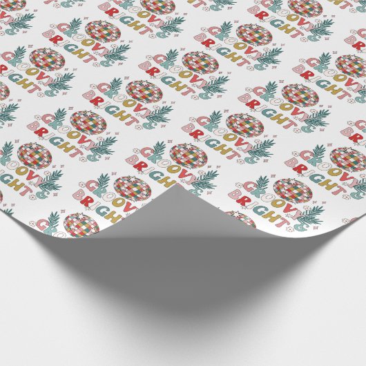 Retro vakantie cadeaupapier (Hoek)