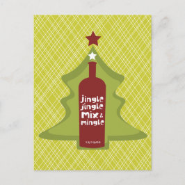 Retro Vakantie Cocktail Uitnodiging Briefkaart