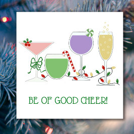 Retro Vakantie cocktails Servet