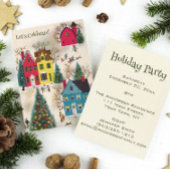  Retro Vakantie Kerstfeest Kaart