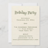  Retro Vakantie Kerstfeest Kaart (Achterkant)