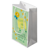 Retro Vakantie Lelijke Trui Kerstfeest Klein Cadeauzakje (Voorkant Gekanteld)