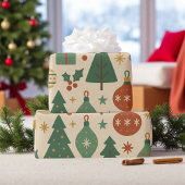 Retro vakantie Mid Century Modern Cadeaupapier