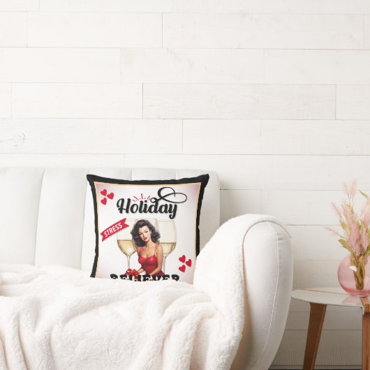 Retro Vakantie Stress Reliever Pinup Kussen (Bank)