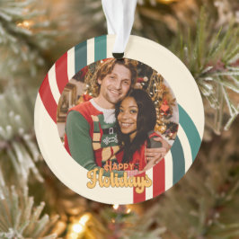 Retro Vakantie Vriend familie Ornament