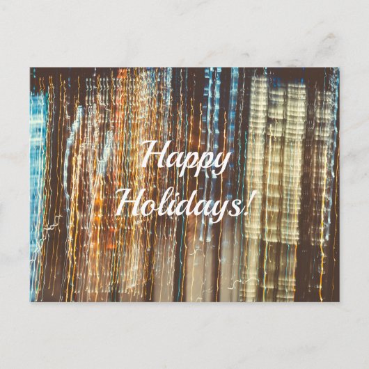 Retro-vakantielampjes Briefkaart (Voorkant)