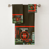 Retro-vakken Bad Handdoek (Insitu)