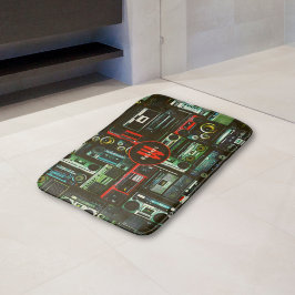 Retro-vakken Badmat