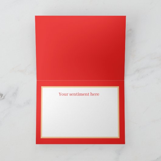 retro Valentijn airplane boy voegt sentiment toe Feestdagen Kaart (Binnen)