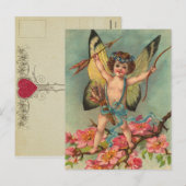 Retro Valentijn Briefkaart (Voorkant / Achterkant)