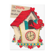 Retro Valentijn briefkaart Holiday 