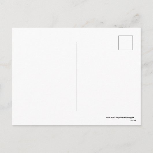 Retro  Valentijn briefkaart Vakdag (Achterkant)