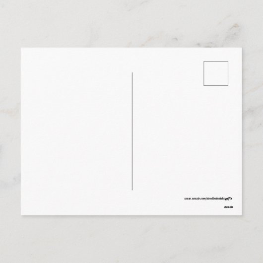 Retro  Valentijn briefkaart Vakdag (Achterkant)