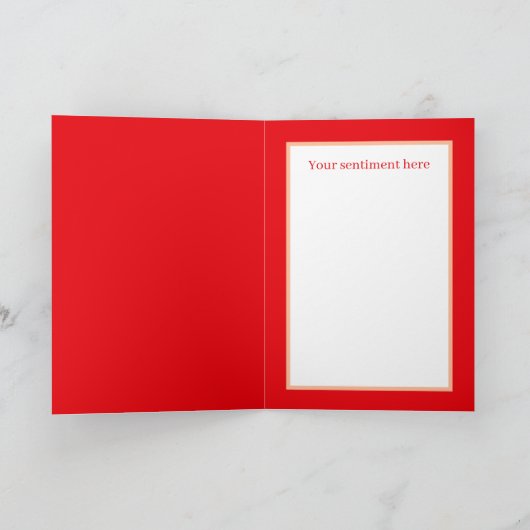 retro  Valentijn Feestdagen Kaart (Binnen)