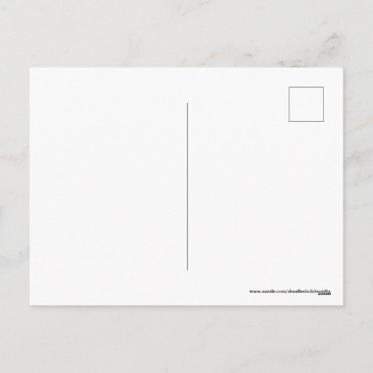 Retro Valentijn Holiday briefkaart (Achterkant)